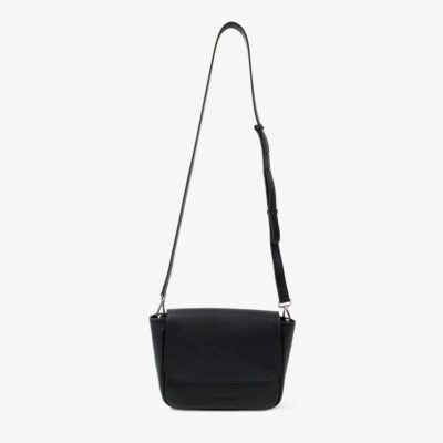 Olivia Charcoal Leather Crossbody bag - Marroque TH Official Site ...