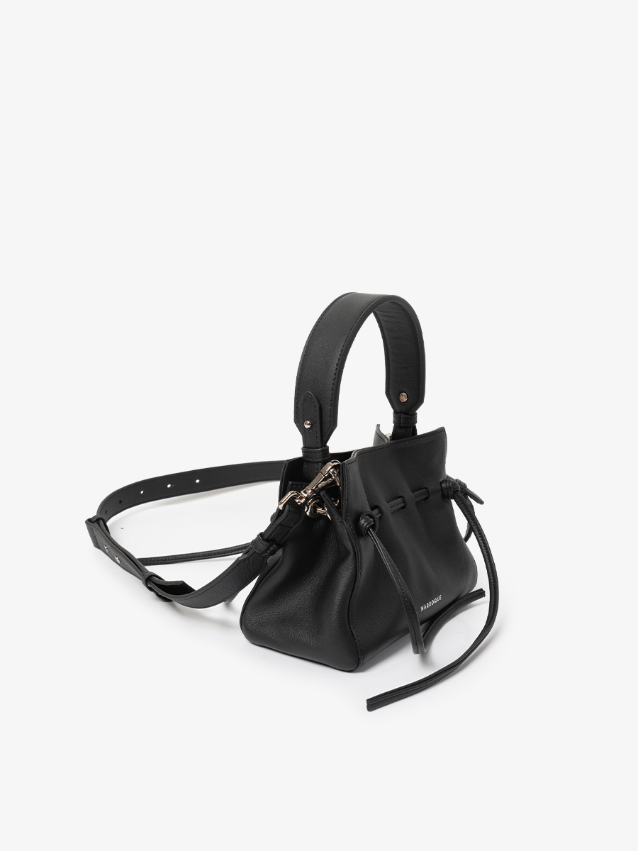 Piper Seashell Leather bucket bag - Marroque.com
