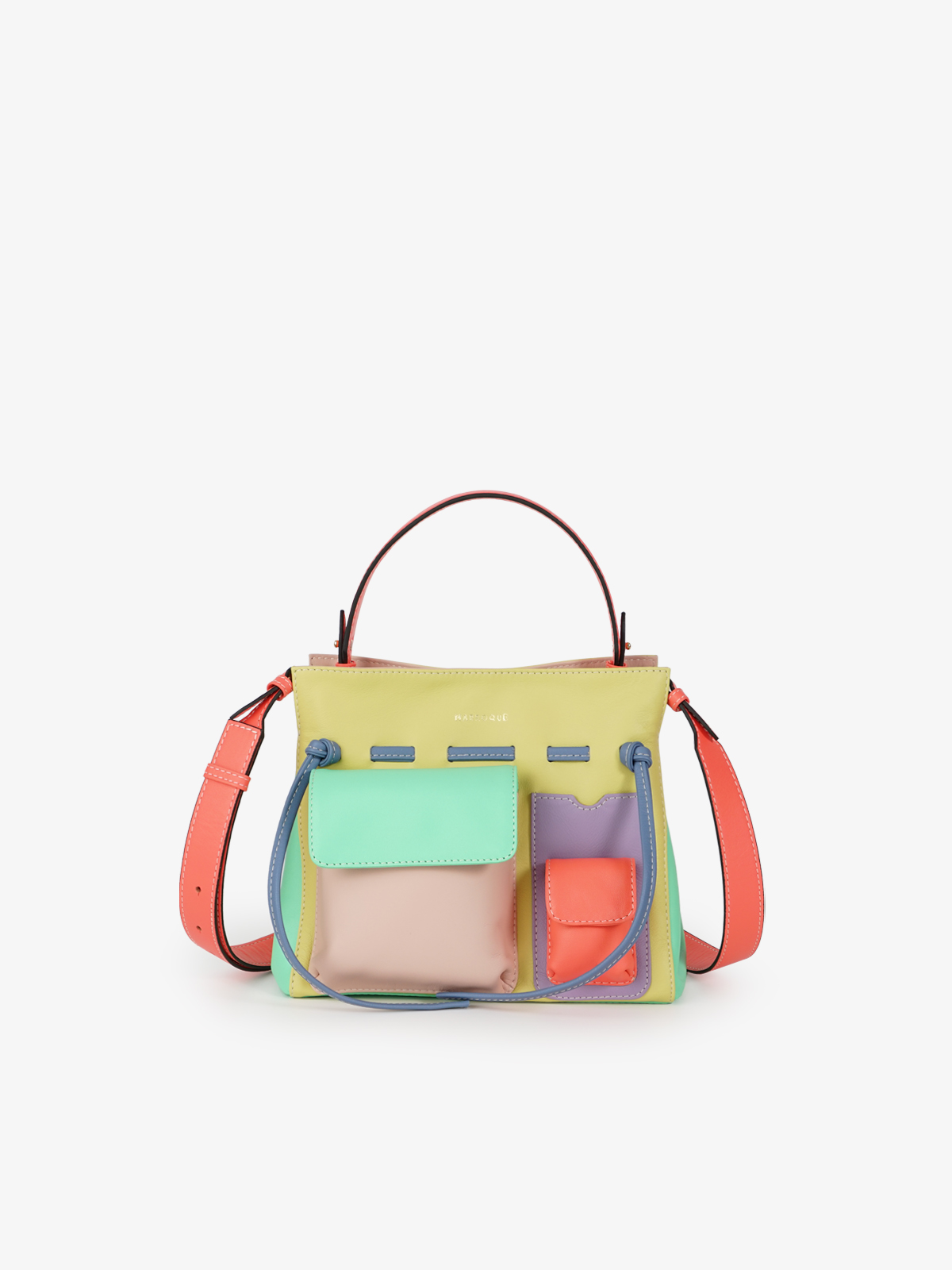 Marroque wendy 23 genuine leather bag crossbody bag in Colorful